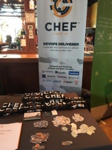 Chef booth at DevOpsDays Ohio