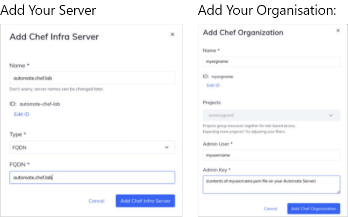 configure chef automate infrastructure management