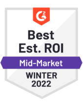 Best est. ROI Mid-Market winter 2022