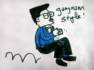 Gangnam Style Cartoon, by Flickr user Geoffrey Kehrig. (CC BY-NC-SA 2.0) 